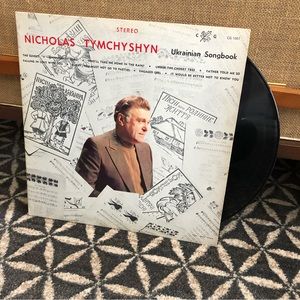 50's Nicholas Tymchyshyn Ukrainian Songbook Record - 50's Vinyl - Folk Music